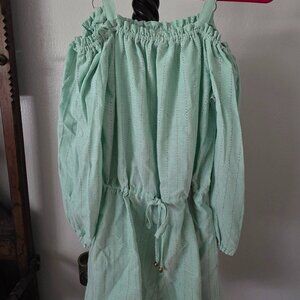 Mint Green Shorts Jumpsuit New W/T Size S/M and L/XL